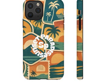 Sunset Palm Beach unique colorful phone case for all models