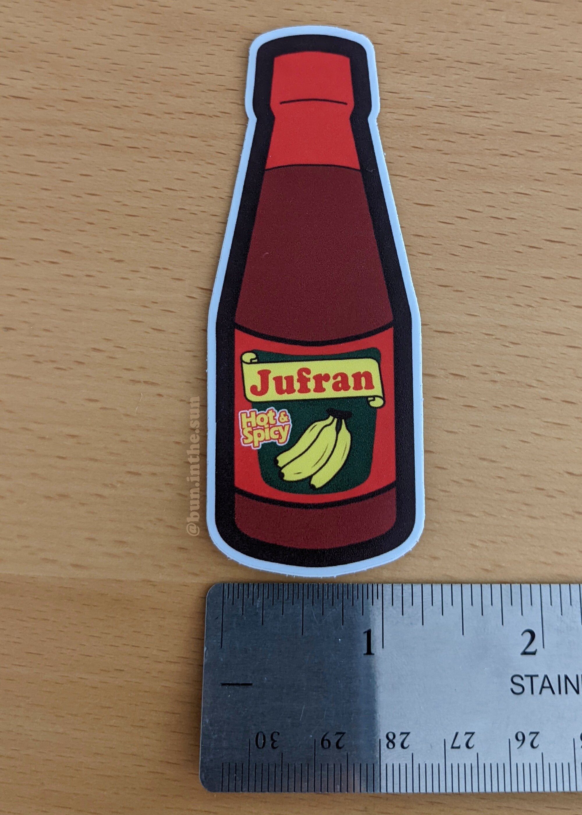 Jufran Ketchup 1.3x3.7inch Sticker Die Cut Waterproof Etsy