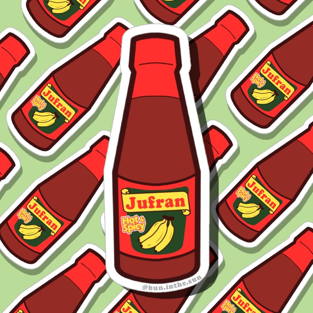 Jufran Ketchup 1.3x3.7inch Sticker Die Cut Waterproof Etsy