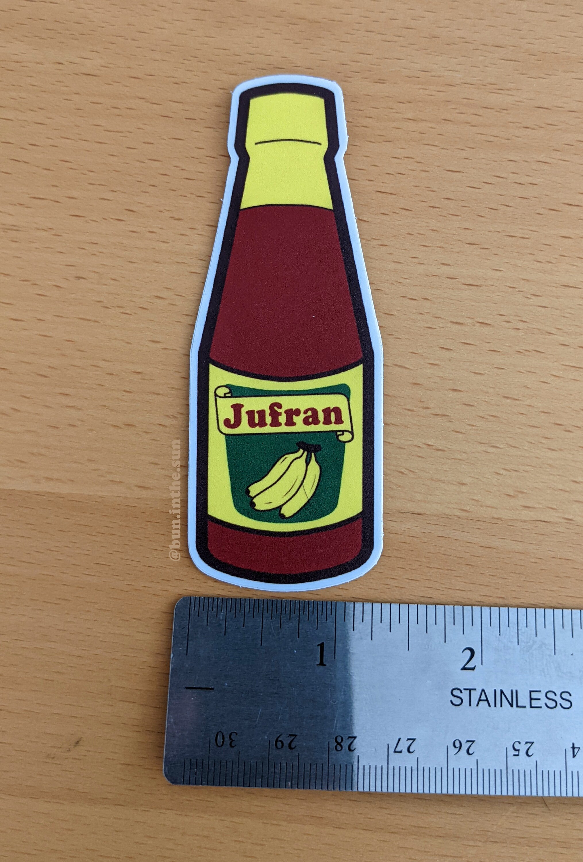 Jufran Ketchup 1.3x3.7inch Sticker Die Cut Waterproof Etsy