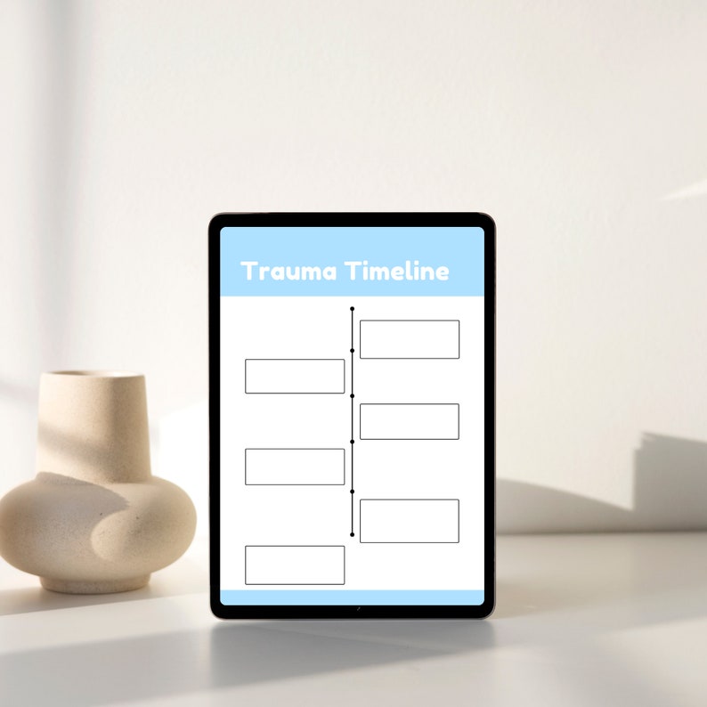 Trauma Timeline Worksheet Digital and Printable PDF Download - Etsy