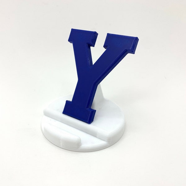 STL file for BYU Phone Stand, 3D Printed Phone Stand, Simple Phone Stand, College Phone Stands, File Download