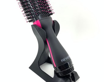 STL File for Hair Dryer Brush Stand, 3D Print file, Bathroom Organizer for Blow Dryer Brush
