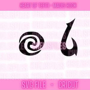 Moana Svg | Mauis hook Svg | Heart of Tefiti svg