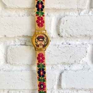 bohemian watch Embroidery effect handmade watch