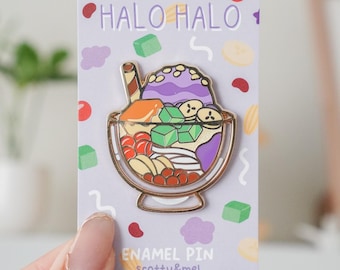 Halo-Halo Emaille Pin | Philippinisches Dessert Geschenk (4.5cm)