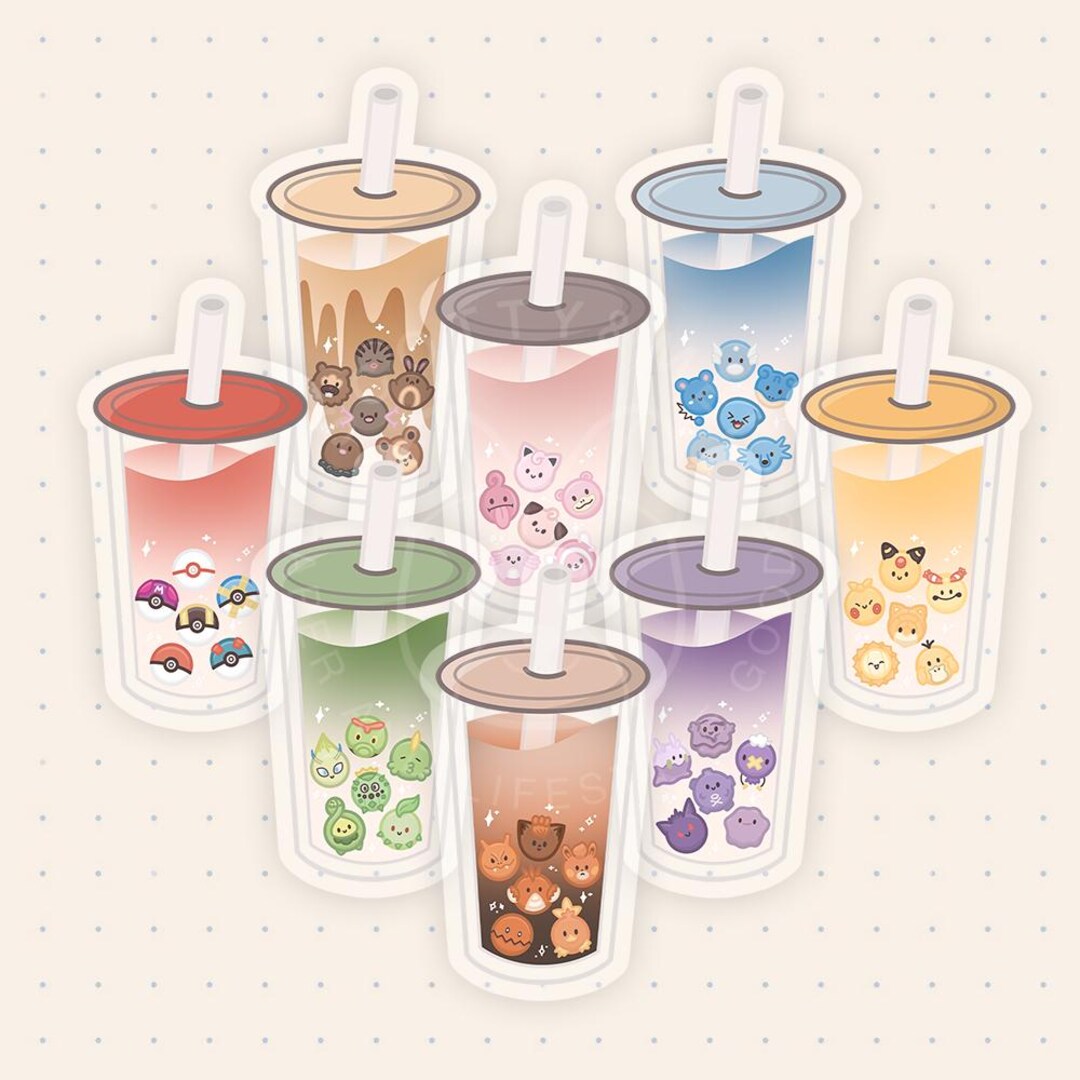 Bobamon Clear Matte Stickers | Waterproof Vinyl Sticker | 3.5 Inch - Etsy