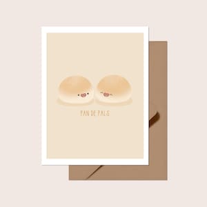 Biglietto d'auguri Pan De Pals / Interno vuoto / Carini biglietti d'auguri per amore e anniversario, gioco di parole, filippini/tagalog