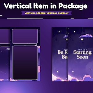 Galactic Dreamweave Animated Stream Pack/Galaxy Twitch Overlay/Cloud /Purple Overlay/Celestial Twitch Overlay/Streaming Assets/Dark Souls image 3