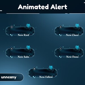 Grave Scape Animated Stream Alerts - Horror Gothic Theme