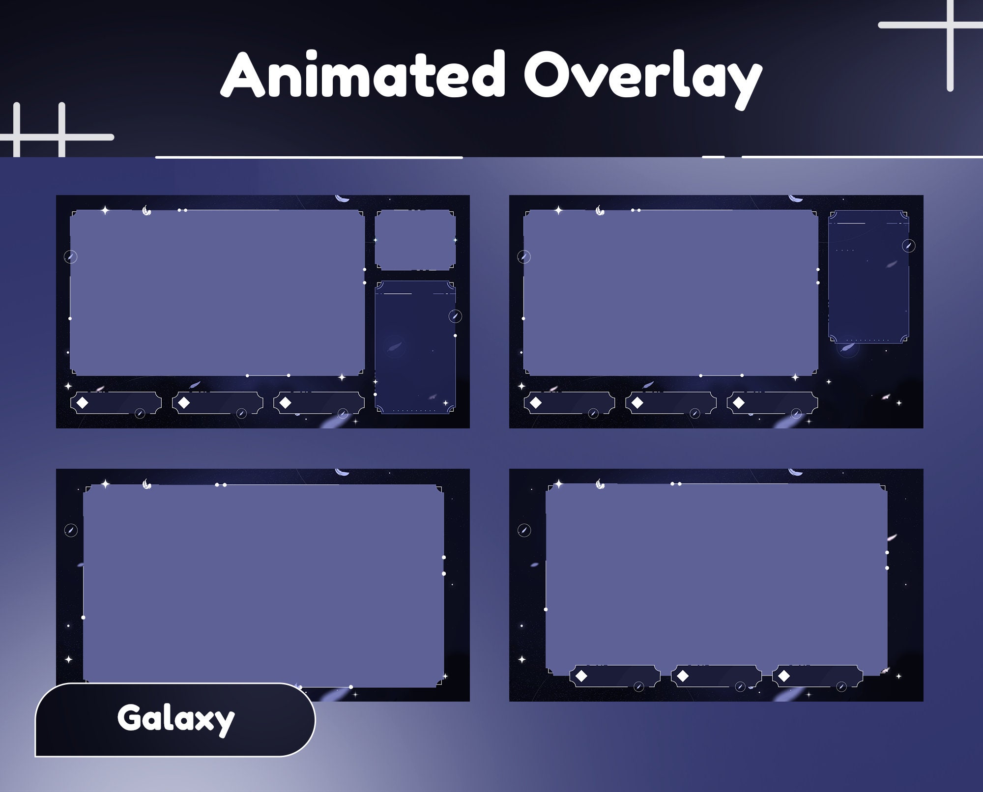 Quill Skyward Animated Stream Package/transition/stream Overlay/panel ...