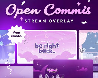 Custom Animated Vtuber Background Bundle Overlay | Simple UI Overlays Design | Cute Stream Setup | Personalized Gifts | VTuber Assets
