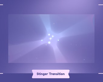 Cosmic VTuber Animated Stream Transition/Stream Overlay/Transition/Panels/VTuber Designs/Etsy VTuber/Etsy Aesthetic/Etsy Kawaii/EtsyArt