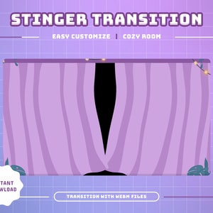 Cozy Room Animated Stream Transition/Outdoor/Stream Overlay/Panels/Calm/Simple/Aesthetic/Indoor/Cute Theme/Chill/Cozy/Girl Room