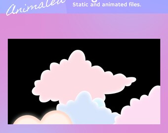 Sugar Starfield Stinger Transition: Kawaii Pastel Sky for Twitch and OBS/Streamlabs