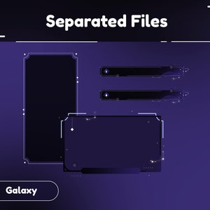 Astro Space Animated Stream Package/Transition/Stream Overlay/Panels/Sky/Simple/Aesthetic/Galaxy/Cute Theme/Celestial/Cozy/Outer Space Style image 2