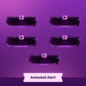 Incantantion VTuber Animated Stream Alerts/Stream Overlay/Transition/Panels/VTuber Designs/Etsy VTuber/Fantasy Art/Horror/Etsy Mystic