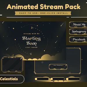 Paquete de transmisión animada divina/Transición/Superposición de transmisión/Paneles/Cielo/Simple/Estético/Galaxia/Tema lindo/Celestial/Acogedor/Celestial/Arte espacial