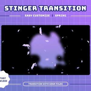 Spring Animated Stream Transition/Transition/Panels/Girly/Cute/Floral Frenzy/Heart Felt Styles/Flower Power Designs/Loving Streamers/Blossom