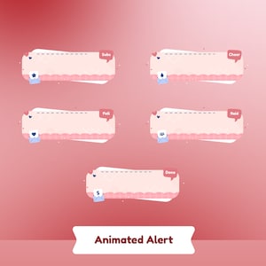 Carta de deseos VTuber Alertas de transmisión animadas/Superposición de transmisión/Transición/Paneles/Azul/Tranquilo/Relajado/Lindo/Estético/Diseños VTuber/Etsy VTuber/kawaii