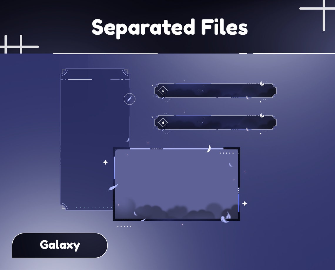 Quill Skyward Animated Stream Package/transition/stream Overlay/panel ...