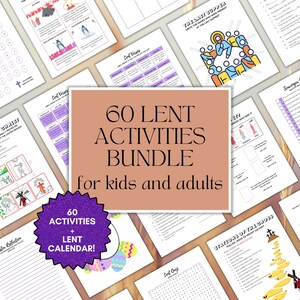 Lent Activity Sheets, Printable Kids Crafts, Bible Story Activities, Fun Homeschool Resources, Sunday School Lent Worksheets for Children