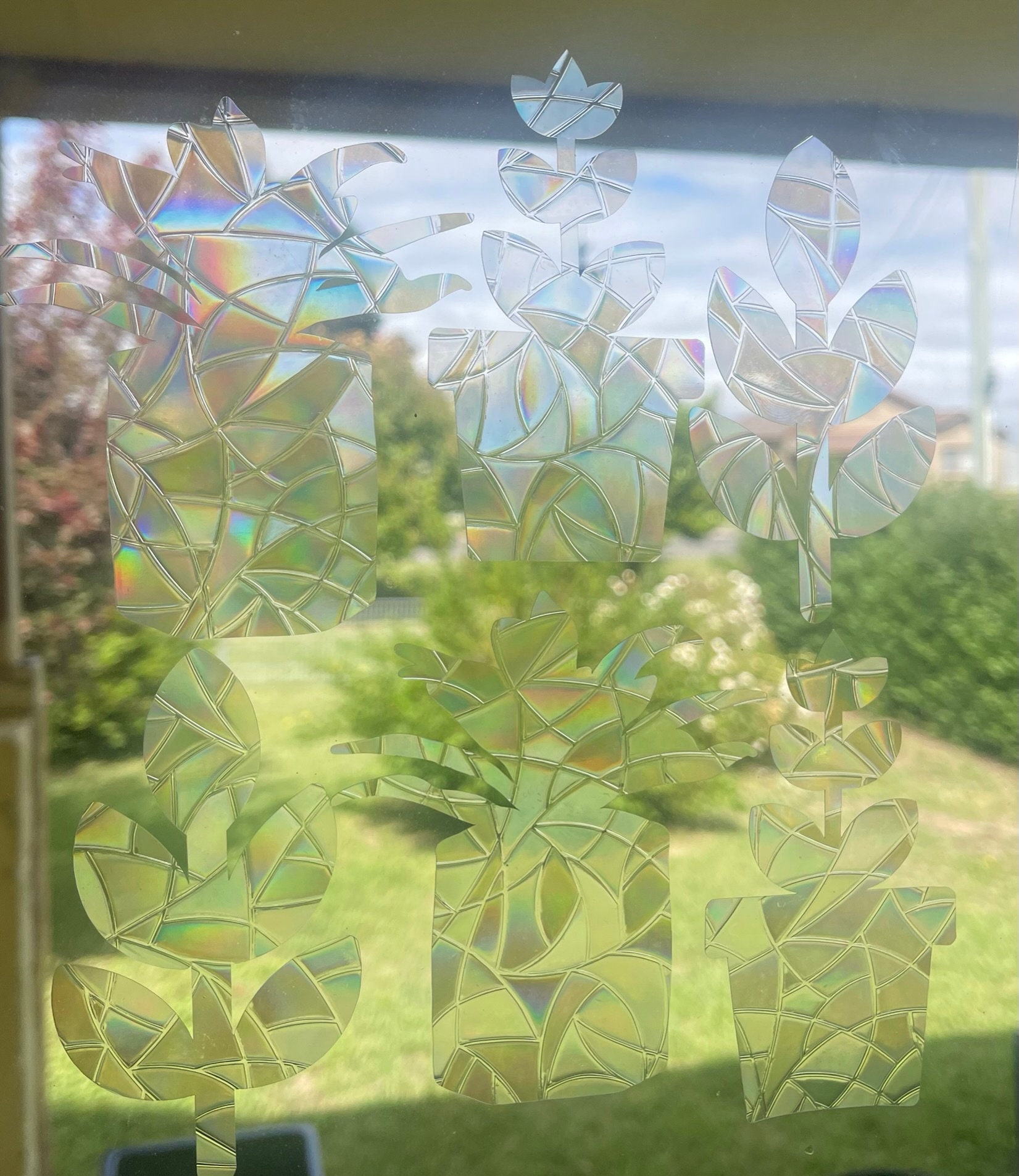 Suncatchers Window Cling Film Suncatchers Rainbow Etsy