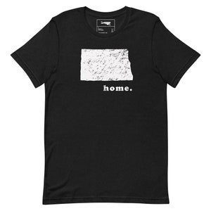 North Dakota Home T-Shirt: Unisex State Pride Tee