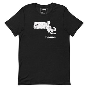 Massachusetts home Unisex T-Shirt | Massachusetts State Shirt (Multiple Colors)