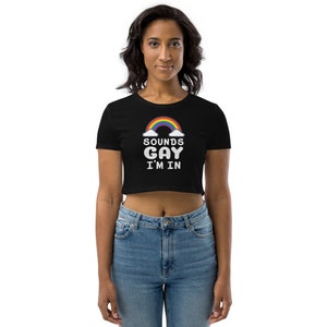 Sound&#39;s Gay Organic Crop Top