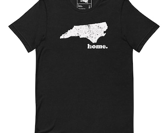 North Carolina Home T-Shirt: Unisex State Pride Tee