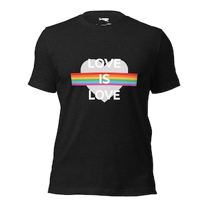 LOVE is LOVE LQBT Rainbow Pride Shirt
