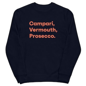 Sudadera Unisex Negroni Sbagliato - Serie Cóctel (VARIOS COLORES)