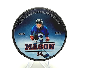 Custom Printed Hockey Puck With Your Design, Ideal for Gifts, Display, or Game Use