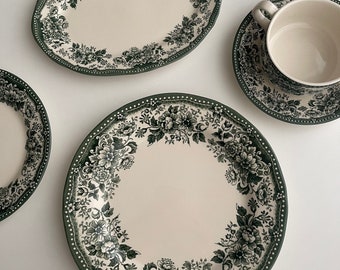 Claytan Dinnerware | Vintage Style | Ceramic Plates | Soup Bowls & Saucer