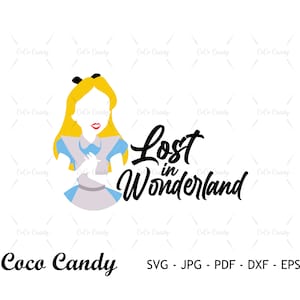 Alice Svg | Alice Quote Svg | Quote SVG | Tshirt Design Svg | Cut Files For Cricut | Sihouette Cut File