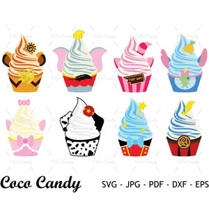 Softet Serve Bundel Svg | Ijs SVG | zomersnack SVG | Lieverd SVG | Snack-Svg | Grappige SVG | Tshirt Design Svg | Bestand knippen voor Cricut