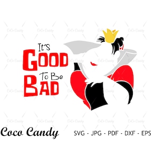 Queen Of Heart SVG | Alice In Wonderland SVG | Villain Svg | Quote SVG | Tshirt Design Svg | Cut Files For Cricut | Sihouette Cut File
