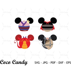 Brave Girl Svg / Villain SVG / Mouse Ear SVG / Prince Svg / Princess Svg / Citazione divertente Svg / File di taglio per Cricut SVG / Silhouett