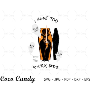 Eu te admiro para o lado negro SVG | Citação de Halloween SVG | Design Engraçado Svg | Design de camiseta Svg |Arquivo de corte para Cricut SVG | Arquivo de corte de silhueta