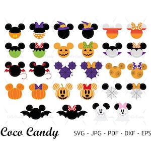 Halloween  Mouse Ear Bundle SVG | Halloween SVG | Mouse SVG | Halloween Quote Svg | Funny Quote Svg | Tshirt Design Svg |Cut file For Cricut