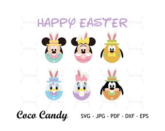 Happy Easter Svg | Easter Egg Svg | Easter SVG | Easter Mouse SVG | Easter Duck Svg | Egg Svg | Funny Quote Svg | Cut File For Cricut SVG
