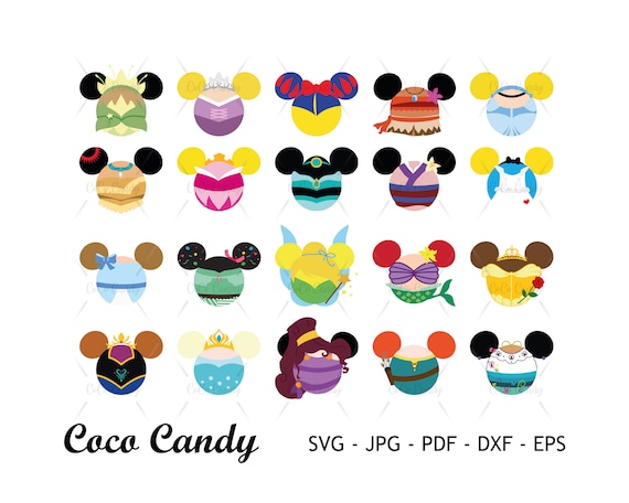 Princess Mouse Ear SVG Bundle | Princess Svg | Mouse Head Svg | Mouse Ear Svg | Funny Quote Svg | Tshirt Design Svg | Cut File For Cricut