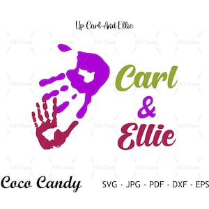 Up SVG | Carl And Ellie Svg | Quote SVG | Tshirt Design Svg | Cut Files For Cricut | Sihouette Cut File