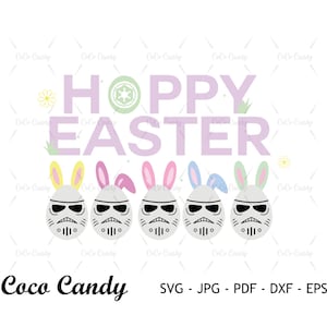 Trooper Of The Eggpire Svg / Buona Pasqua SVG / Pasqua SVG / Uovo di Pasqua Svg / Uovo Svg / Citazione divertente Svg / File di taglio per Cricut SVG