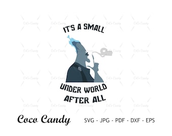 Hades Villain SVG | It's A Small Underworld Svg | Villain Svg | Funny Quote Svg | Tshirt Design Svg | Cut Files For Cricut
