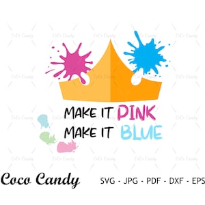 Make It Pink SVG / Corona della Bella Addormentata / Bella Addormentata Svg / Citazione SVG / Tshirt Design Svg / Taglia file per Cricut / Sihouette Cut File