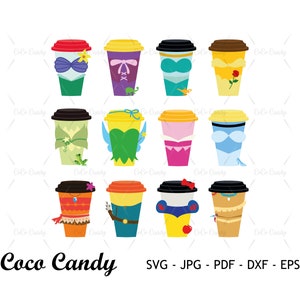 Prinzessin Kaffeetasse Bundle SVG | Prinzessin SVG | KaffeetasseSVG | Prinzessin Clipart | Lustige Sprüche Sprüche | Tshirt Design SVG |Cut Datei für Cricut