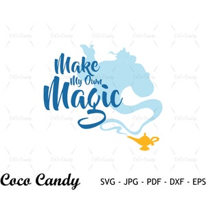 Genie Svg / Aladdin Svg / Lámpara Mágica Cita Svg / Jasmine Svg / Divertido Svg / Cita SVG / Cortar archivos para Cricut / Sihouette Cortar archivo