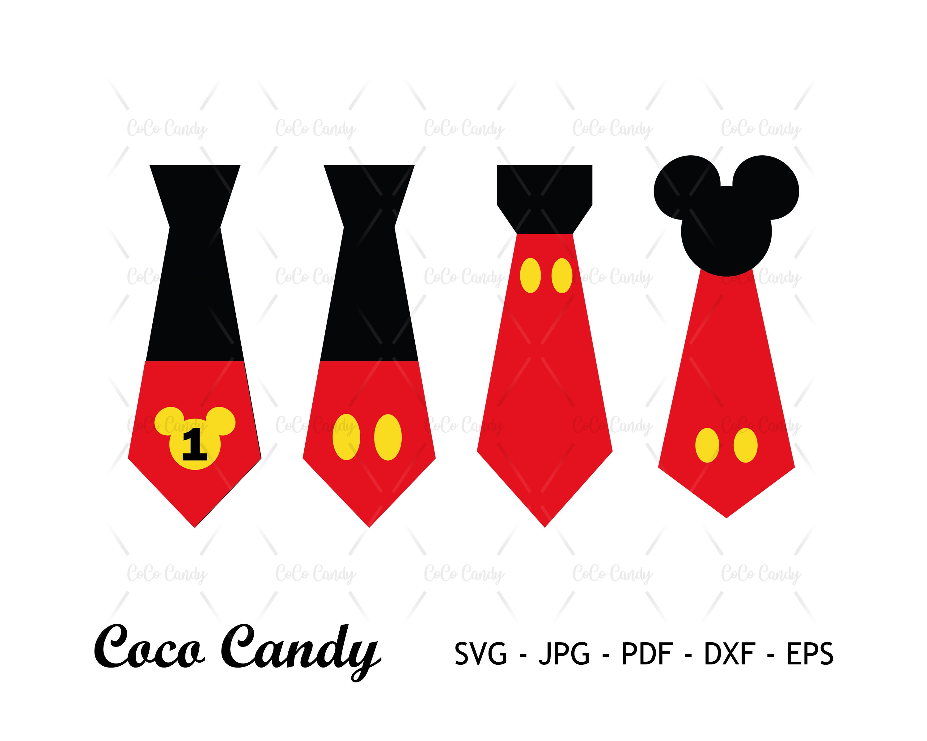 corbata mickey mouse